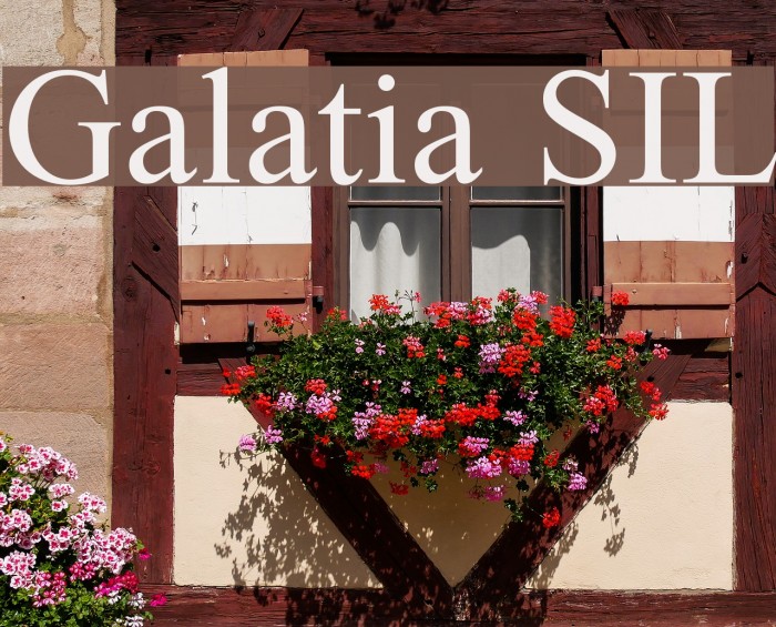 Galatia SIL Font examples