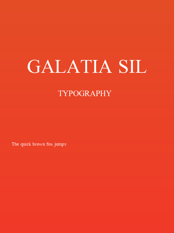 Galatia SIL Poster