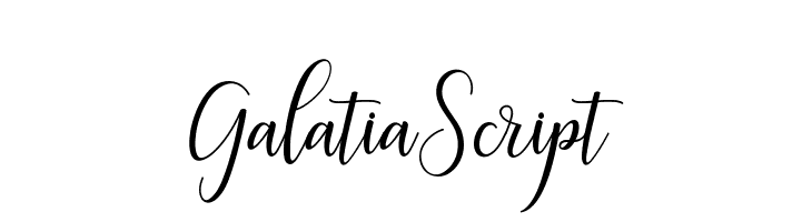 GalatiaScript  नि: शुल्क फ़ॉन्ट्स डाउनलोड