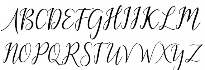 GalatiaScript Schriftart Groß