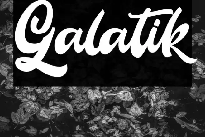 Galatik Font examples