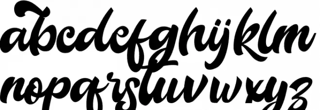 Galatik फ़ॉन्ट लोअरकेस