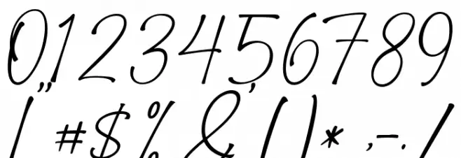 Galatine Font Alte caractere