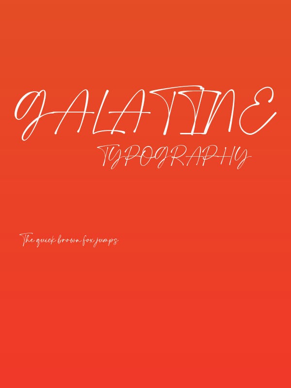 Galatine Poster