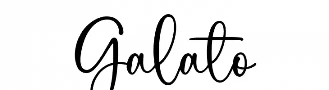 Galato  font caratteri gratis