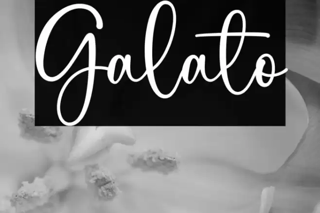 Galato Font examples