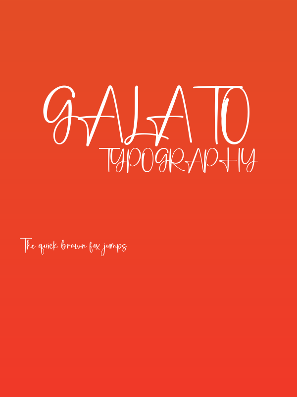 Galato Poster