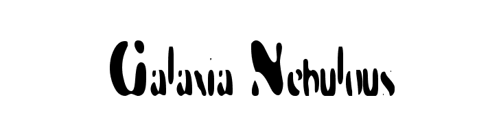 Galaxia Nebulous  font caratteri gratis