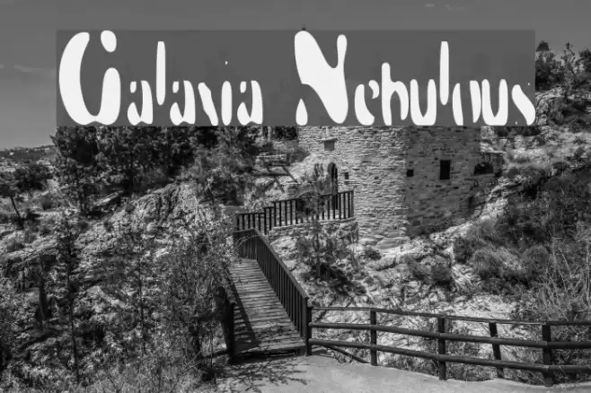 Galaxia Nebulous Font examples