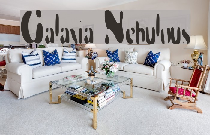 Galaxia Nebulous Font examples
