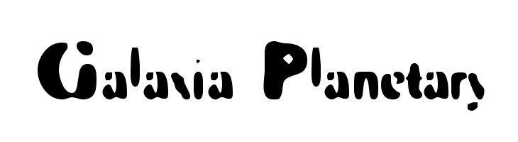Galaxia Planetary Font