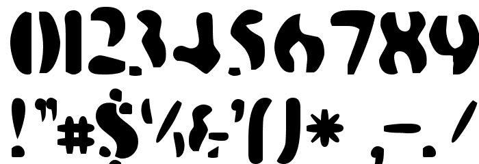 Galaxia Planetary Font OTHER CHARS