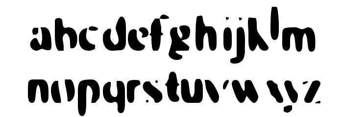 Galaxia Planetary Font LOWERCASE