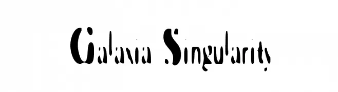 Galaxia Singularity  Frei Schriftart Herunterladen