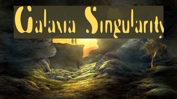 Galaxia Singularity Font examples