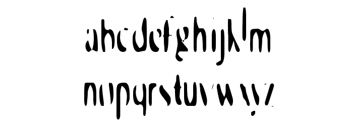 Galaxia Singularity Font LOWERCASE