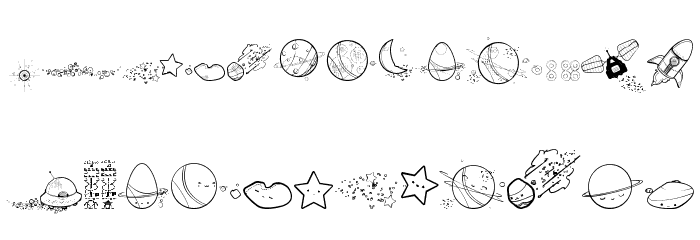 Galaxia Font LOWERCASE