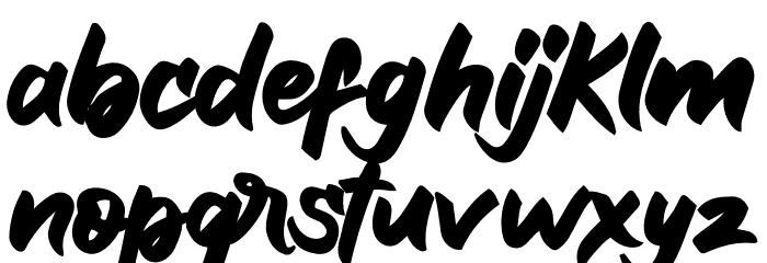 Galaxion Font LOWERCASE