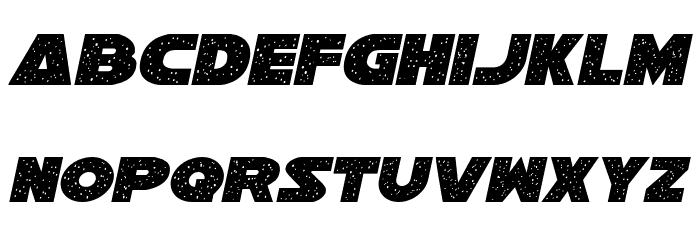 Galaxy 1 Condensed Italic Font LOWERCASE