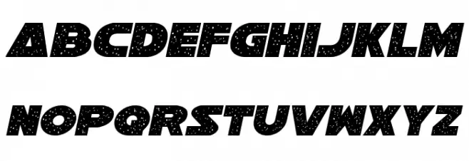 Galaxy 1 Condensed Italic フォント 小文字