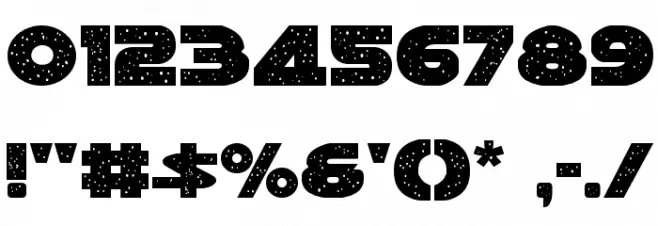 Galaxy 1 Condensed Font OTHER CHARS