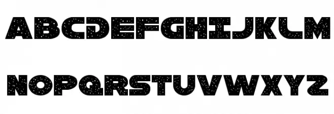 Galaxy 1 Condensed Schriftart Groß