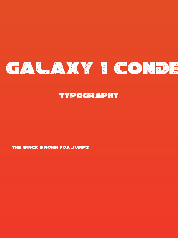 Galaxy 1 Condensed Poster