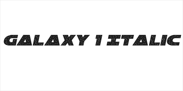 Galaxy 1 Italic Logo