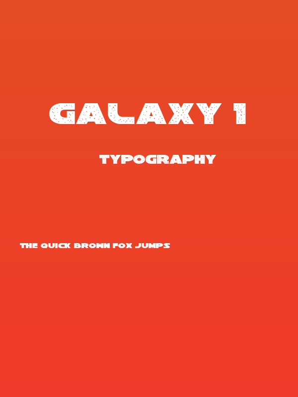Galaxy 1 Poster