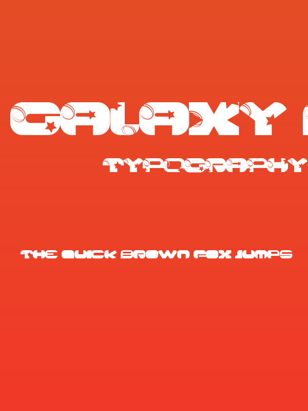 Galaxy Bold Pro Poster