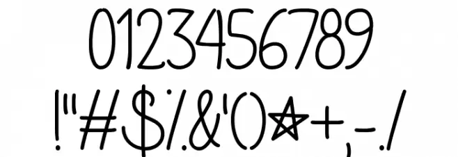 Galaxy Boy Font OTHER CHARS
