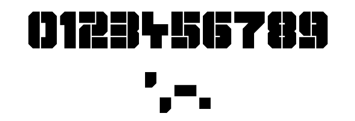 Galaxy Corps Font OTHER CHARS