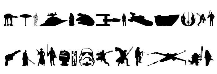Galaxy Far Far Away Font LOWERCASE