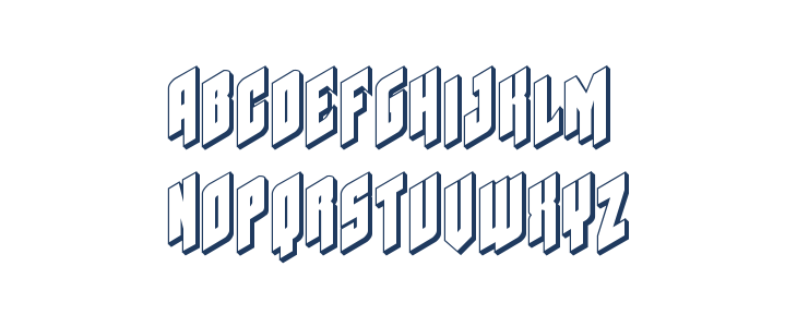 Galaxy Force 3D Lowercase