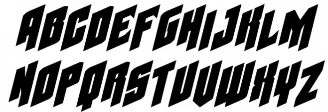 Galaxy Force Expanded Italic 字体 小写