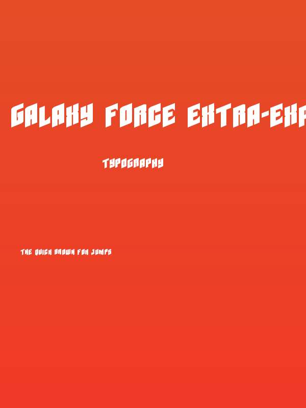 Galaxy Force Extra-Expanded Poster