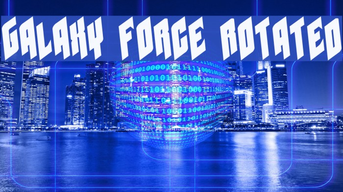 Galaxy Force Rotated Example 1