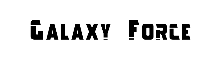 Galaxy Force Font