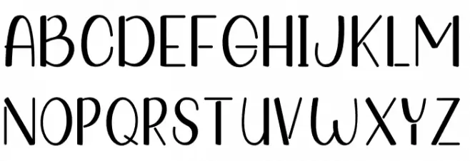 Galaxy Funsans Font UPPERCASE