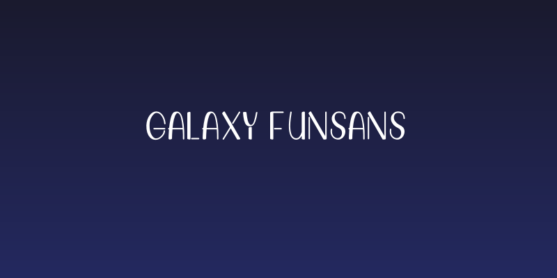 Galaxy Funsans Social Header