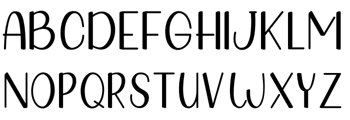 Galaxy Funsans Font LOWERCASE