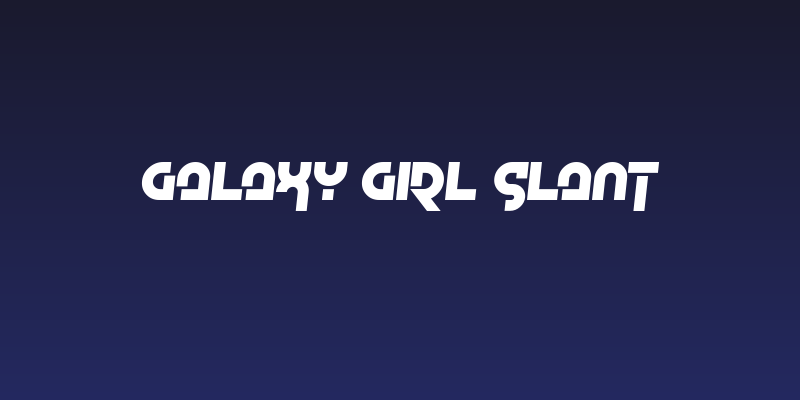 Galaxy Girl Slant Social Header
