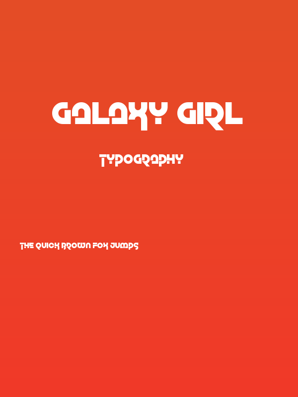 Galaxy Girl Poster