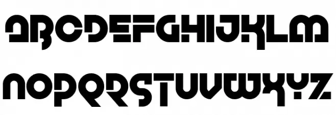 Galaxy Girl Caratteri MINUSCOLO