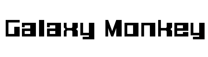 Galaxy Monkey Font