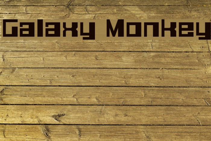 Galaxy Monkey फ़ॉन्ट examples