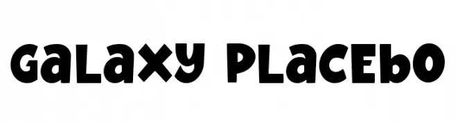 Galaxy Placebo  Frei Schriftart Herunterladen