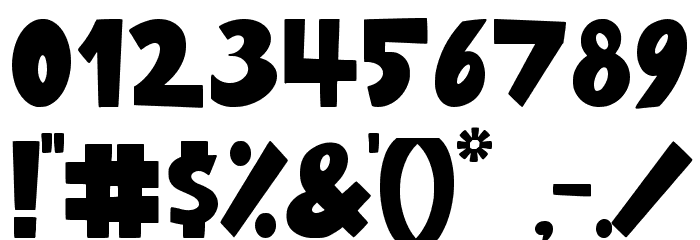Galaxy Placebo Font OTHER CHARS