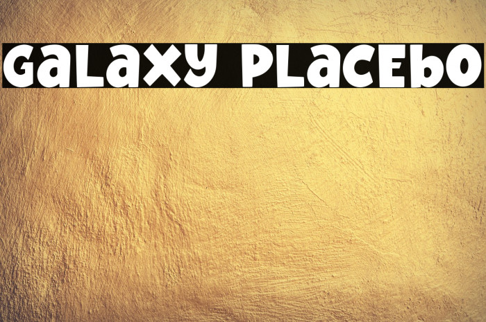 Galaxy Placebo Example 3