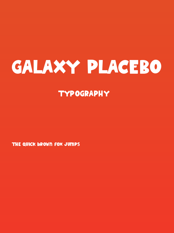 Galaxy Placebo Poster